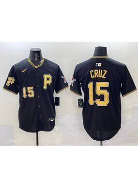 Oneil Cruz Jersey Black Stitched